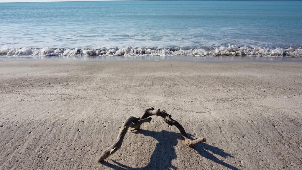 A 20 Mt Dal Mare Con Ombrellone E Sdraio In Spiaggia 카스티글리온셀로 외부 사진
